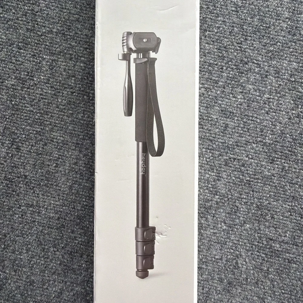 Heyday Monopod 3Way Panhead Quick Release Plate Black